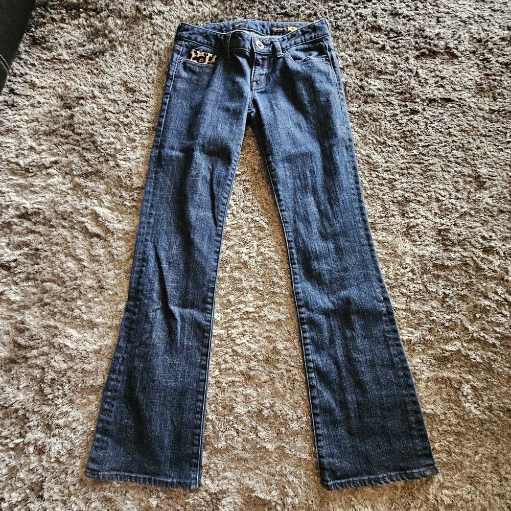 Women's Quality Denim X2 w10 Boot Cut Dark denim Blue Jeans Size 0